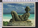 S6490 MEXICO CANCUN LA PLAYA CHAC MOOL STATUE VG SBAsportato removed