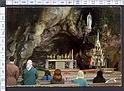 M7102 LOURDES LA GROTTE MIRACULEUSE (ANIMATED) Viaggiata SB