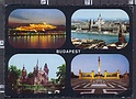 O7644 BUDAPEST HUNGARY VIEWS STAMP MAGYAR POSTA VG