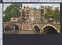 N1218 AMSTERDAM HOLLAND REGULIERSGRACHT AUX SEPT PONTS Viaggiata SB Trimmed