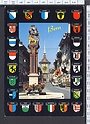 M5389 BERNE LA TOUR DE L HORLOGE  FLAGS OF ALL CANTON VIAGGIATA SB