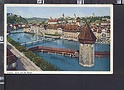 O9655 LUZERN LUCERNE BLICK AUF DIE REUSS FP taglietto