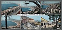 ZT5030 SALUTI DA CASTELLAMMARE DI STABIA VEDUTE ACQUERELLATA VG Formato Lungo