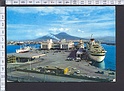 M5627 NAPOLI STAZIONE MARITTIMA CON NAVE AUGUSTUS IMBARCAZIONE Viaggiata SB