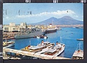 O8034 NAPOLI STAZIONE MARITTIMA E VESUVIO TARGHETTA ENAL DOPOLAVORO RICREAZIONE VG