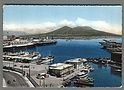 T6753 NAPOLI STAZIONE PIROSCAFI DE GOLFO ACQUERELLATA NAVI SHIP VG