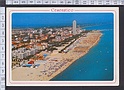 N5649 CESENATICO (FORLI) PANORAMA DELLA SPIAGGIA E ALBERGHI Viaggiata