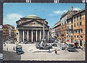 O2782 ROMA PANTHEON COLORATA A MANO Viaggiata in Anni 50