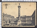 N1910 ROMA PIAZZA COLONNA ANNI 40 Viaggiata SB (ANGOLINO TAGLIATO GUARDA FOTO)