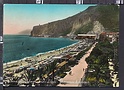 O8732 FINALE LIGURE UNO SCORCIO DI SPIAGGIA ACQUERELLATA VG