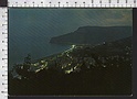 R5538 FINALE LIGURE SAVONA PANORAMA NOTTURNO cartolina QSL