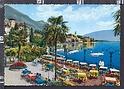 P8491 GARDONE RIVIERA LAGO DI GARDA ACQUERELLATA VG