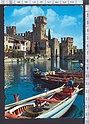 N3715 SIRMIONE LAGO DI GARDA CASTELLO SCALIGERO BARCHE PRIMO PIANO Viaggiata