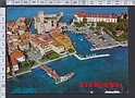 N943 SIRMIONE BELLA VEDUTA AEREA - LAGO DI GARDA (BRESCIA) carta asportata davanti