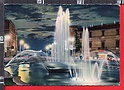 P677 CREMONA PIAZZA CADORNA FONTANA NOTTURNO DISTRIBUTORE BENZINA ESSO VG