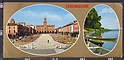 Q231 CASALMAGGIORE CREMONA VEDUTE CARTOLINA FORMATO LUNGO