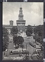 P1813 MILANO CASTELLO SFORZESCO TRAM ANIMAZIONE BELLA VG