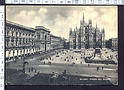 M2918 MILANO PIAZZA DEL DUOMO TARGHETTA FIERA DI VERONA VIAGGIATA