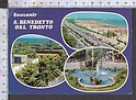 Q1890 SOUVENIR SAN BENEDETTO DEL TRONTO VEDUTE VG