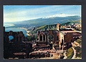 M2344 TAORMINA SCENA DEL TRATRO GRECO ED. CONTI VIAGGIATA