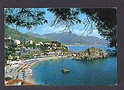 M2345 TAORMINA LA BAIA DI MAZZARO OMBRELLONI ED. CONTI VIAGGIATA