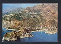 M2346 TAORMINA VISTA AEREA ISOLA BELLA E MAZZARO ED. SICILIA FOLKLORE VIAGGIATA