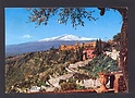 M2353 TAORMINA PANORAMICASAN DOMENICO ED ETNA VULCANO ED SAR VIAGGIATA