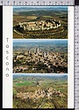 Q5085 SAN GIMIGNANO MONTERIGGIONI Siena CERTALDO Firenze VEDUTE AEREE