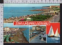 R5569 SALUTI DA MARINA DI CECINA LIVORNO cartolina QSL