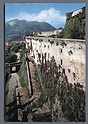 T1088 MASSA LUNIGIANA IL CASTELLO MALASPINA INGRESSO E CANNONIERE