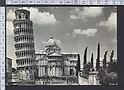 N3076 PISA TORRE PENDENTE E ABSIDE DEL DUOMO ANIMATA Viaggiata