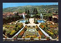 M1646 MONTECATINI TERME VILLA GORZONI DEL VII SECOLO GIARDINO STUPENDO DALL ALTO  VIAGGIATA 1969