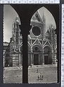 N6589 SIENA LA CATTEDRALE TARGHETTA SETTIMANA INTERNAZIONALE DELLA LETTERA 1957 Viaggiata