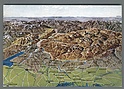 T5106 DOLOMITI PROSPETTIVA DALL ALTO MAPPA COMPLESSO DOLOMITICO VG