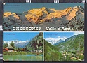 O7749 GRESSONEY VALLE D AOSTA VEDUTE BOLLO GABRIELE ROSSETTI VG