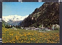 P3179 GRESSONEY ST. JEAN CON SFONDO DEL MONTE ROSA VG