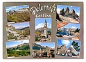 M1079 CORTINA D AMPEZZO (BELLUNO) DOLOMITI m.1224 8VEDUTE