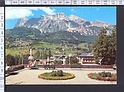 M6694 CORTINA D AMPEZZO VEDUTA PANORAMICA GRUPPO TOFANE ANIMATA BANCHINE (BELLUNO)