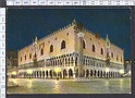 M4965 VENEZIA NOTTURNO DEL PALAZZO DUCALE VIAGGIATA