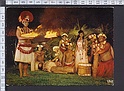 M6098 TAHITI DANSE RITUELLE DU FEU DANCING FIRE RITUAL Viaggiata SB