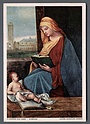 U2063 Religione LA MADONNA CHE LEGGE GIORGIONE OXFORD ASHMOLEAN MUSEUM