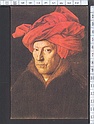 M8982 JAN VAN EYCK L UOMO COL TURBANTE - ARTE (TENT DI PIEGA AL CENTRO)