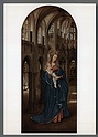 U9435 Religione JAN VAN EYCK DIE MADONNA IN DER KIRCHE GEMALDEGALAERIE BERLIN