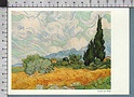 S3519 Arte VAN GOGH GETREIDEFELD MIT ZYPRESSEN