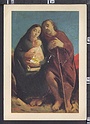 O5162 RELIGION SILVIO CONSADORI LA SACRA FAMIGLIA IN EGITTO (GOMMA INCOLLATA)