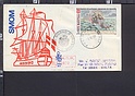 B3862 SMOM FDC 1977 POSTE MAGISTRALI 2 SCUDI SOVRANO MILITARE ORDINE DI MALTA