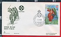 B4594 SMOM FDC 1982 ESPRESSO 450 GRANI Capitolium 62 Sovrano Militare Ordine di Malta