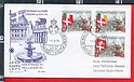 B4597 SMOM FDC 1975 ANNO SANTO ASSISTENZA AI PELLEGRINI VG Capitolium 31 Sovrano Militare Ordine di Malta