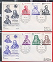 B4623 SMOM 2 FDC 1981 I GRANDI MAESTRI DELL ORDINE VG Capitolium 57 Sovrano Militare Ordine di Malta