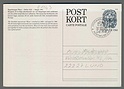 C1143 SWEDEN  POSTAL STATIONERY SVERIGE POST KORT 130